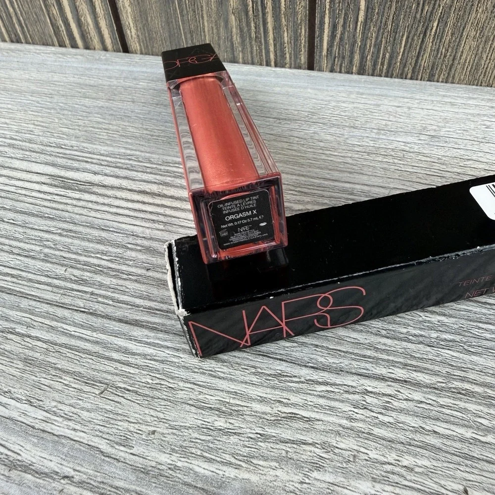 Nars Oil-Infused Lip Tint ORGASM X - Size 0.17 Oz. / 5.7mL - Picture 4 of 13